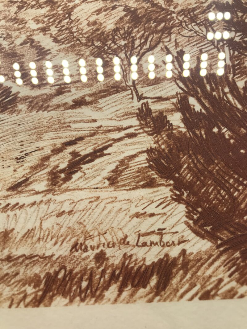 Gravure ancienne de MIMET par Maurice de Lambert – Image 9