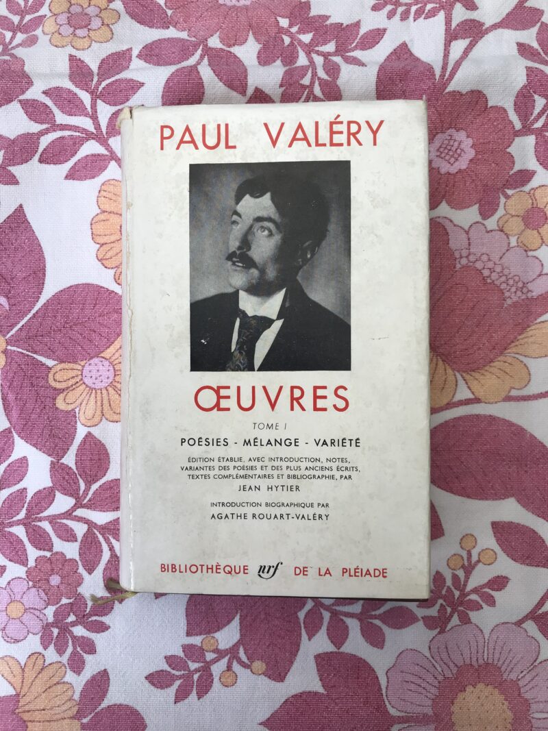 livre la pléiade Paul valéry œuvres