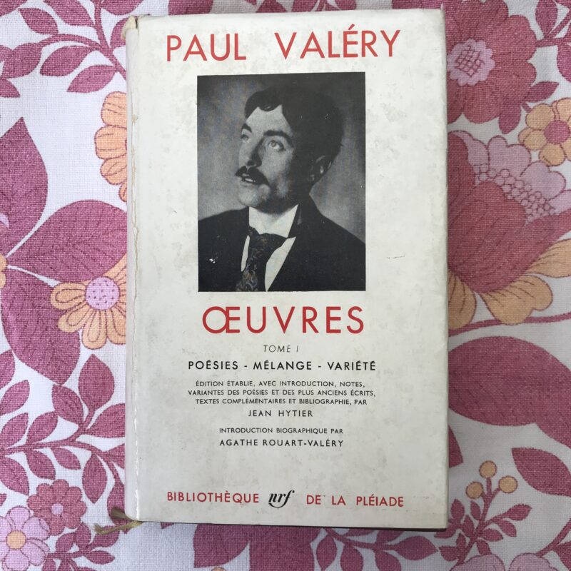 livre la pléiade Paul valéry œuvres