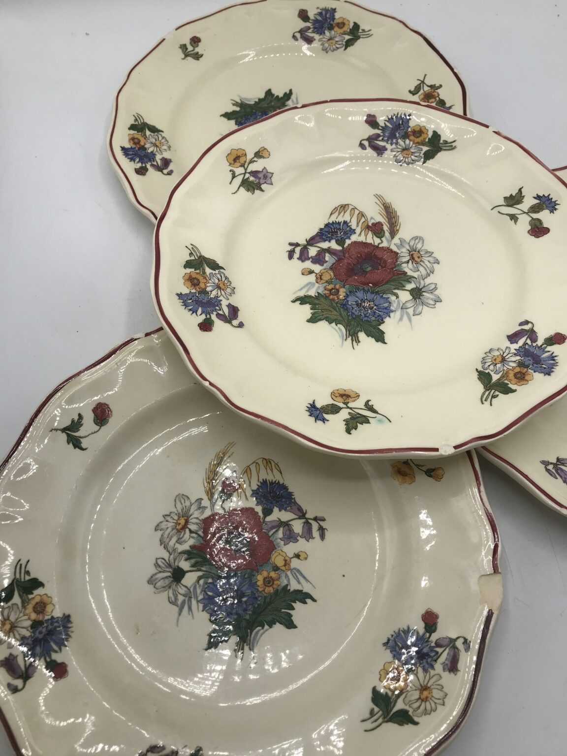 Lot d assiettes tefal mélanine vintage retro - Arts de la table