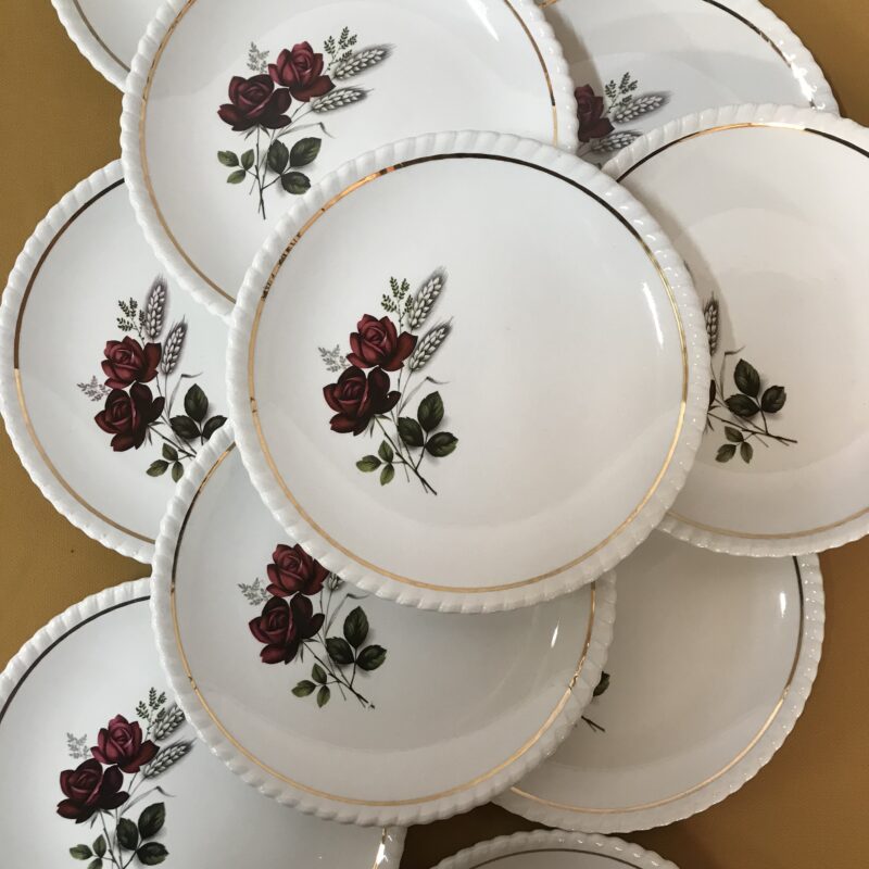 service de 12 assiettes Lunéville Badonviller