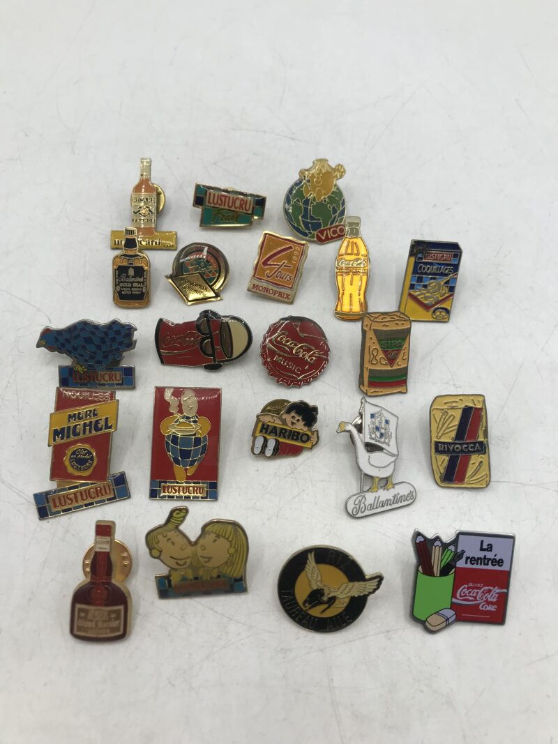 Collection de 21 pin's Lustucru Haribo Coca – Image 3