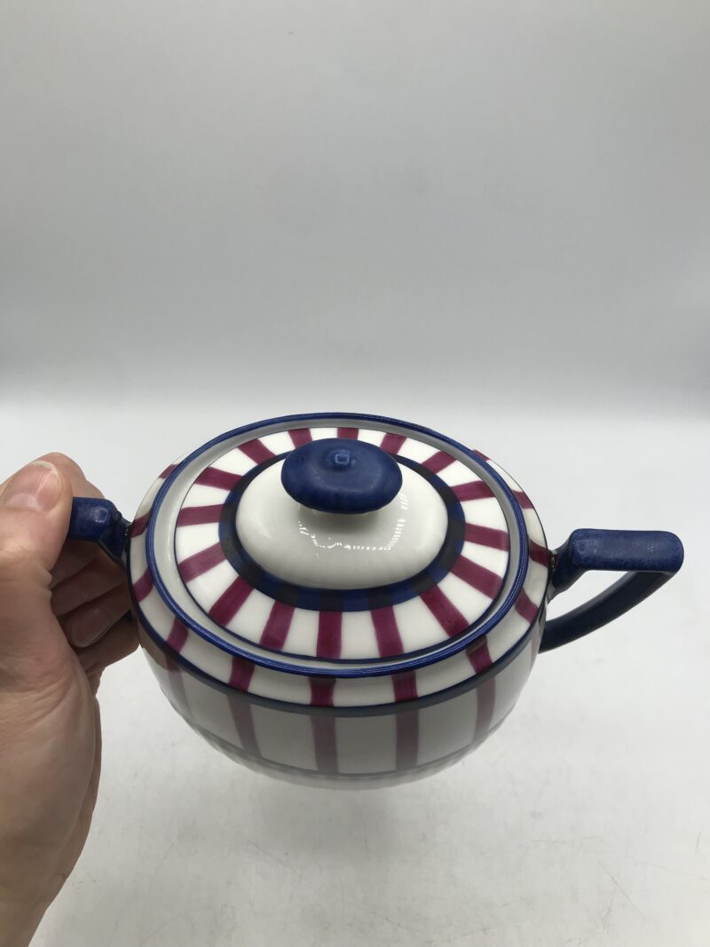 Duo théière et sucrier Porcelaine de Limoge P.L vintage – Image 3