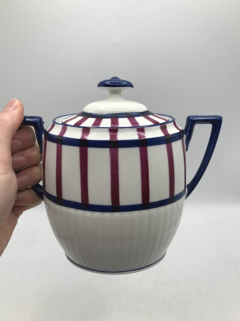 Duo théière et sucrier Porcelaine de Limoge P.L vintage – Image 4