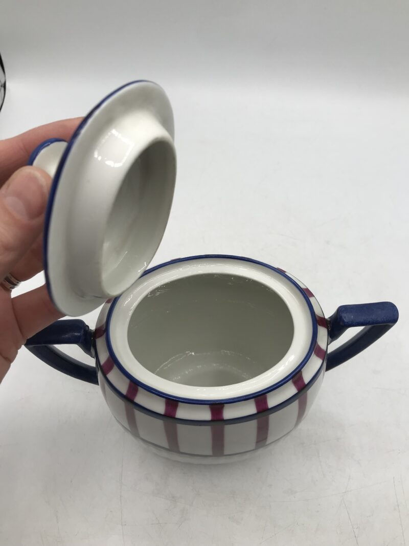 Duo théière et sucrier Porcelaine de Limoge P.L vintage – Image 5
