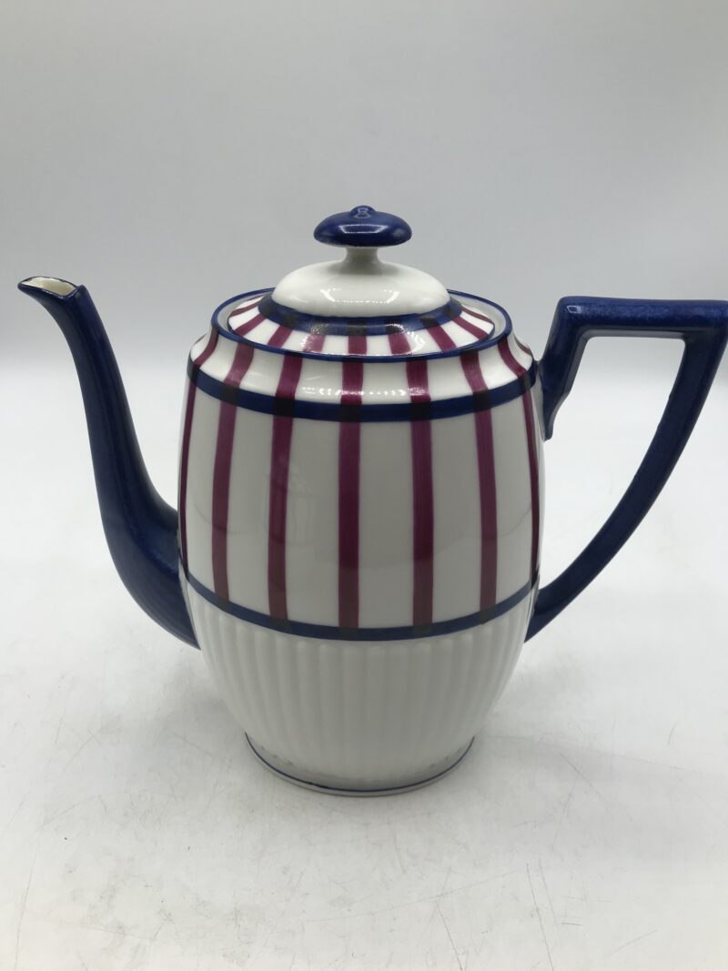 Duo théière et sucrier Porcelaine de Limoge P.L vintage – Image 8
