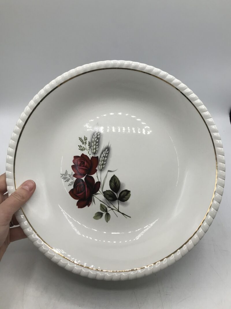 Lot de 2 plat ronds Lunéville Badonviller Fleurs – Image 7