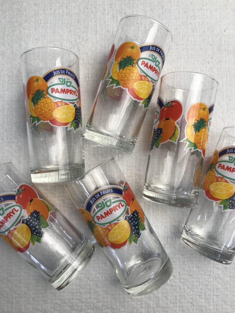 Lot de 6 verres Pampryl