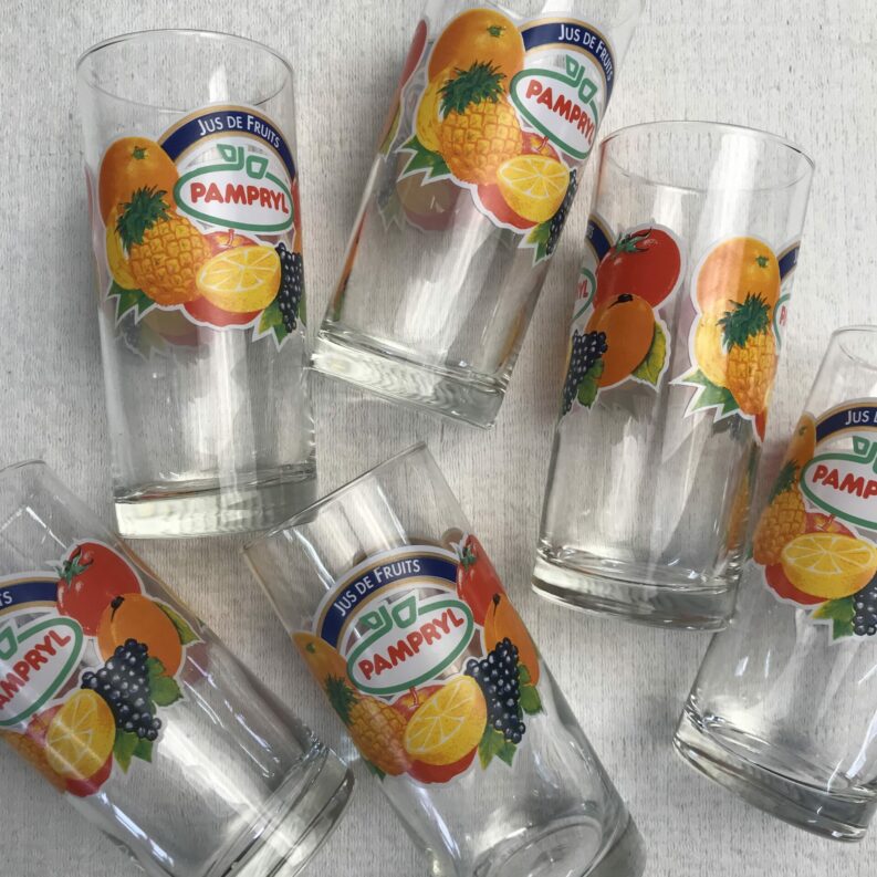 Lot de 6 verres Pampryl