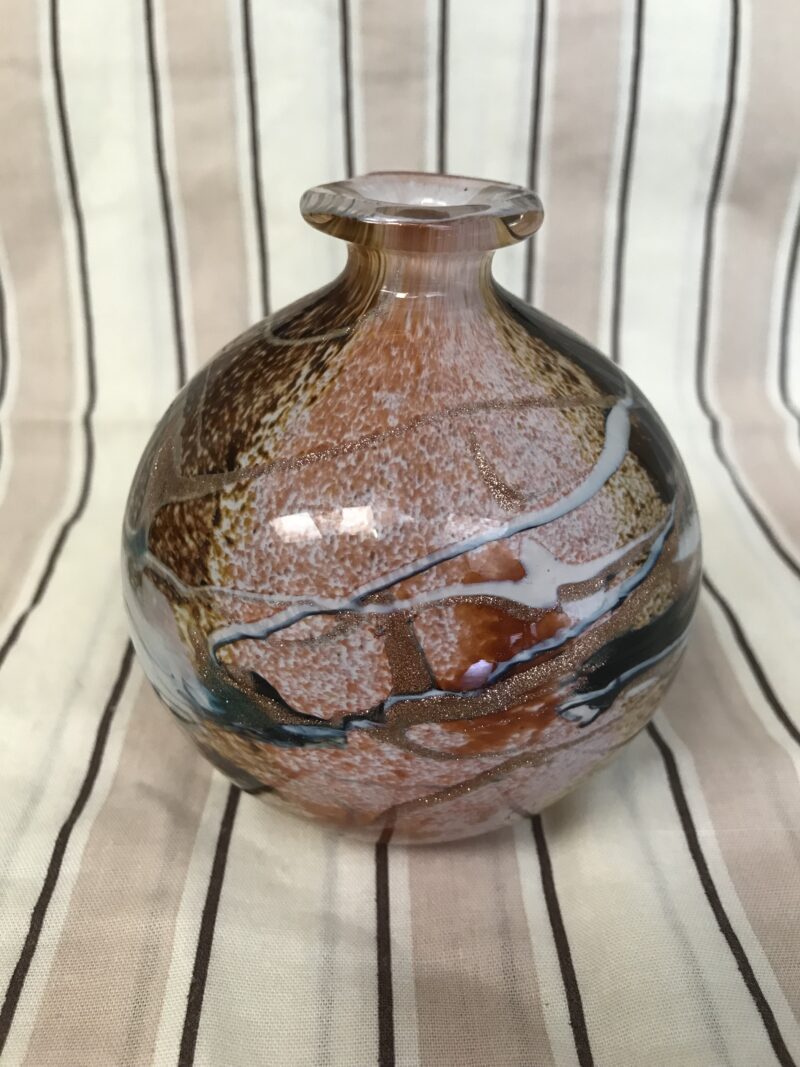 Petit vase soliflore signé Michèle Luzoro 1992