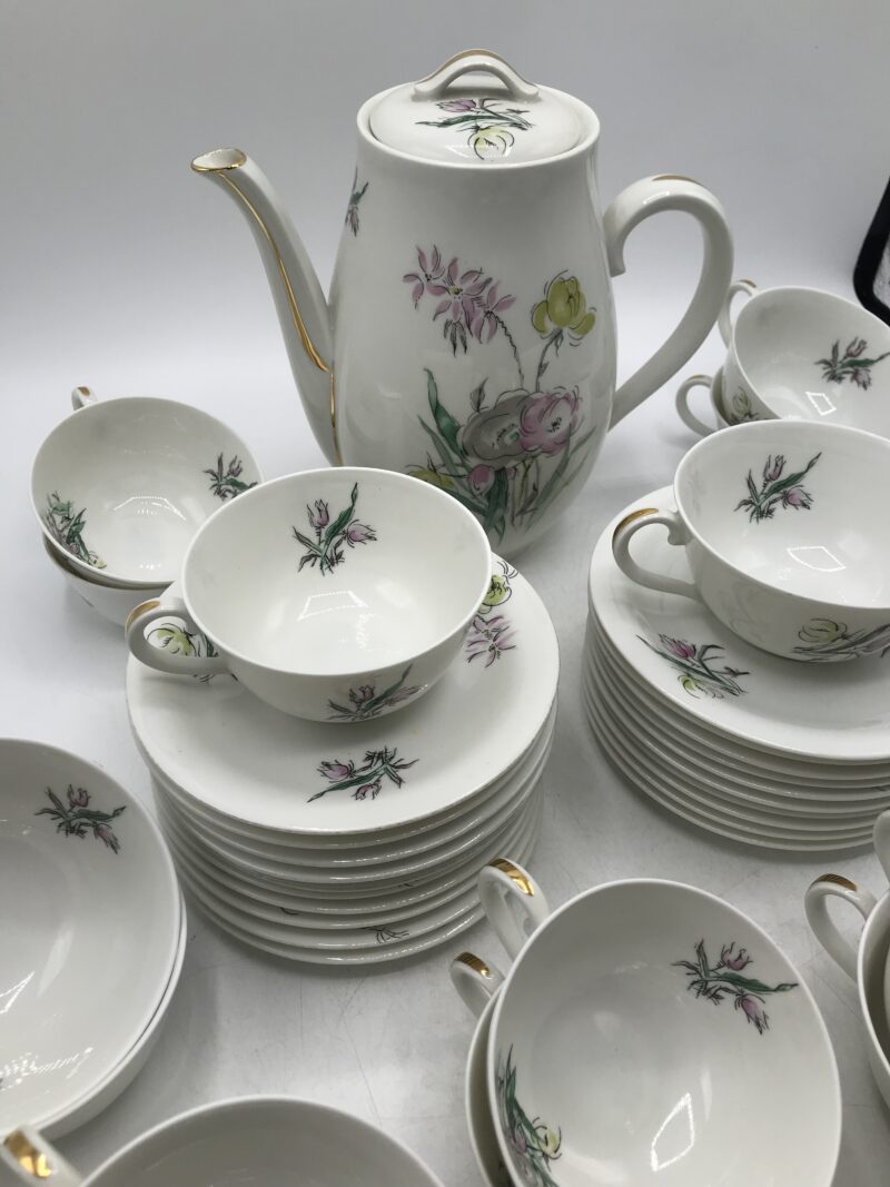 Service à café Porcelaine dure Limoges Georges Boyer – Image 12