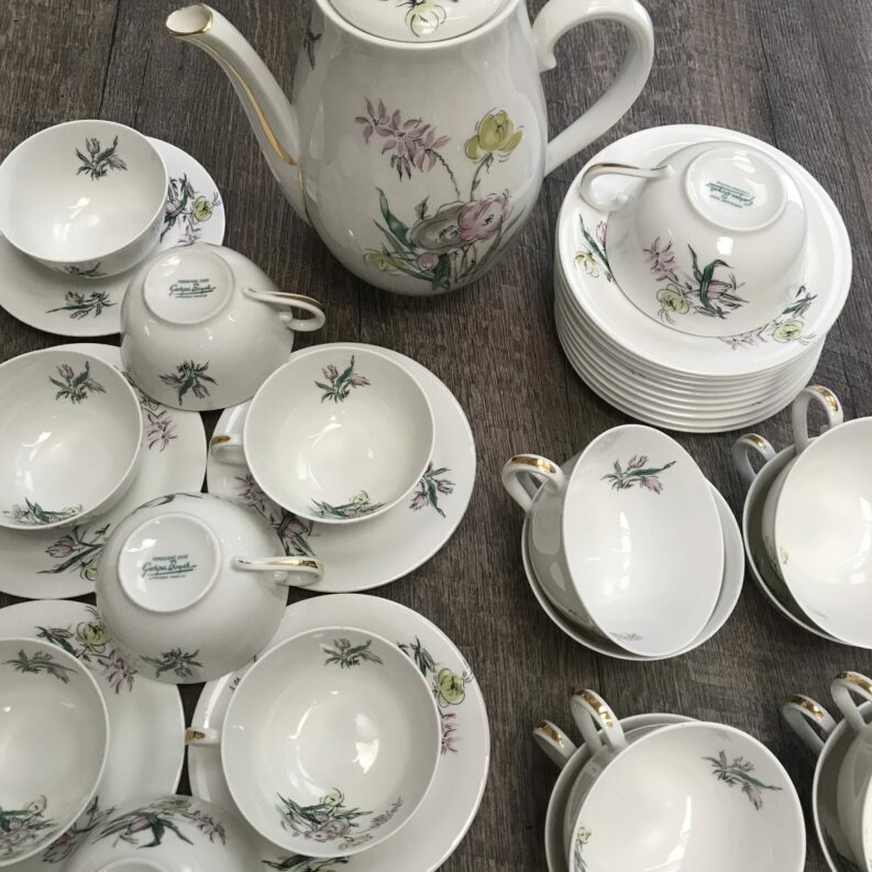 Service à café Porcelaine dure Limoges Georges Boyer