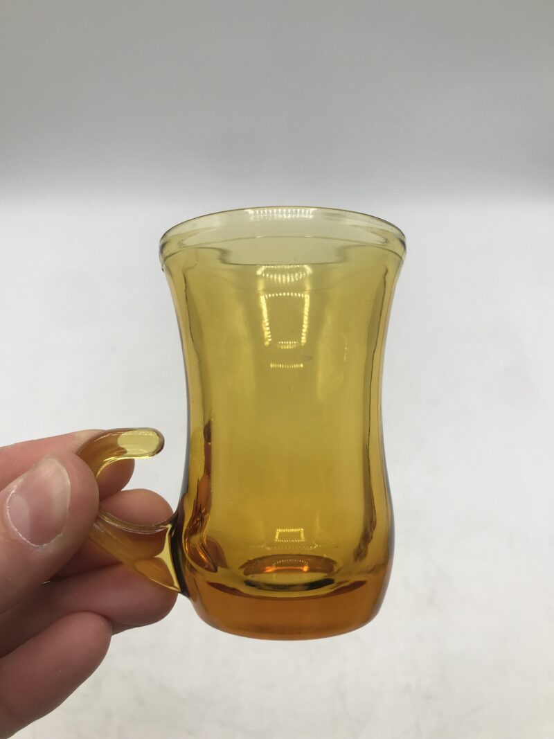 Service à liqueur verre ambré Vintage – Image 8