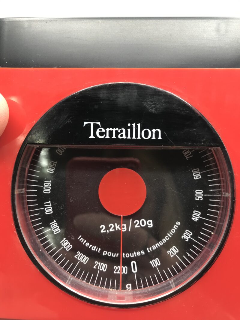 Balance Terraillon rouge vintage – Image 3