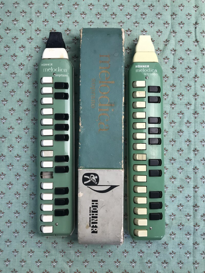 Duo de melodica Hohner soprano vintage