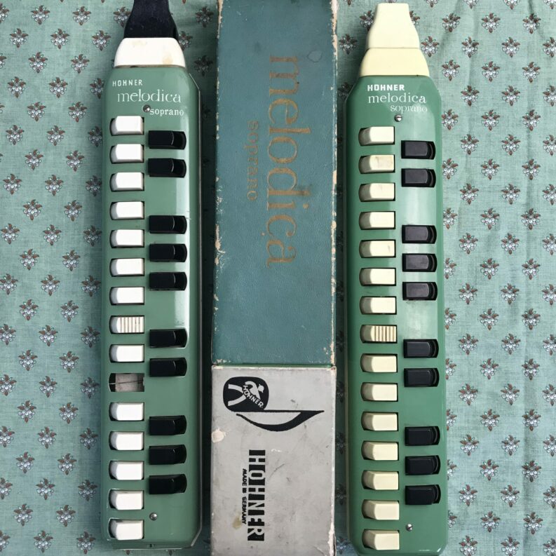 Duo de melodica Hohner soprano vintage