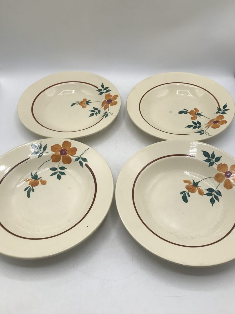 Lot de 4 assiettes creuses St Amand "Amélie" – Image 3
