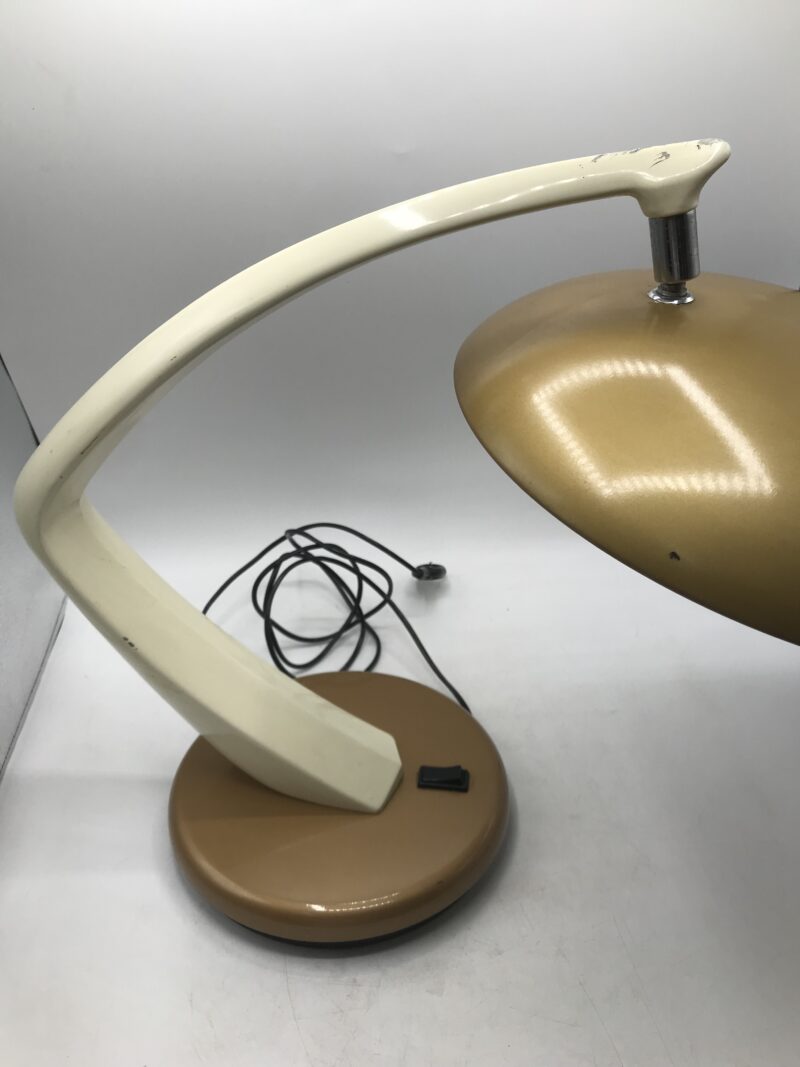 Lampe Boomerang dorée FASE années 60 – Image 7
