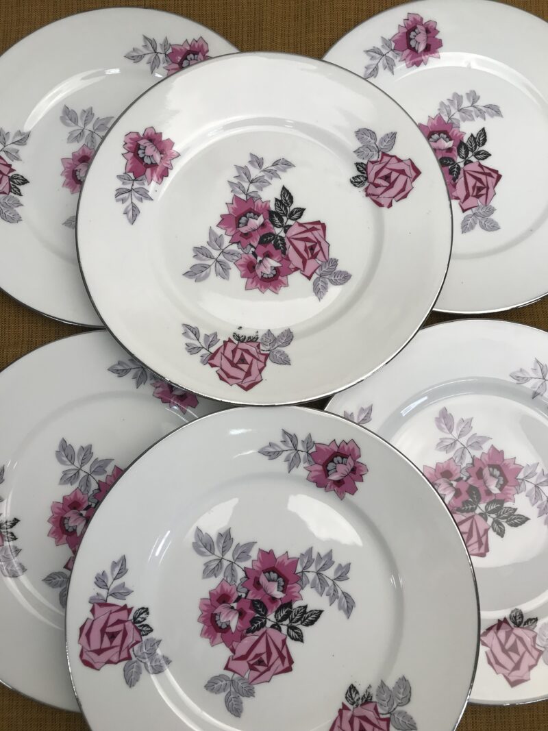 Service de 12 assiettes à dessert Porcelaine de Limoges