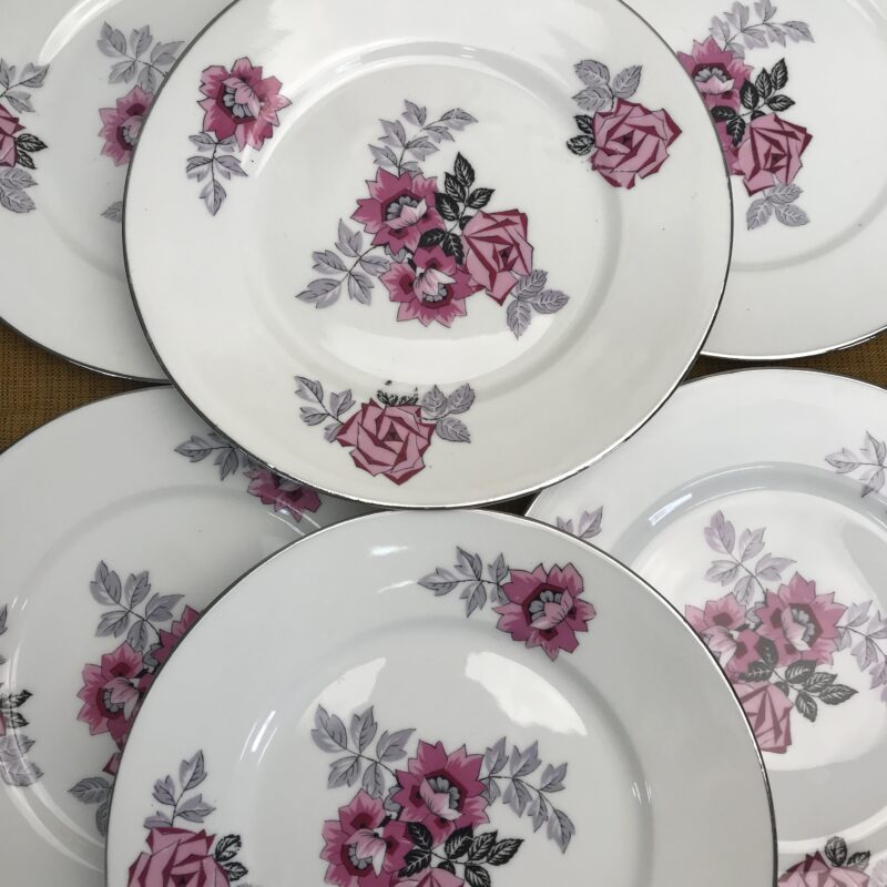 Service de 12 assiettes à dessert Porcelaine de Limoges