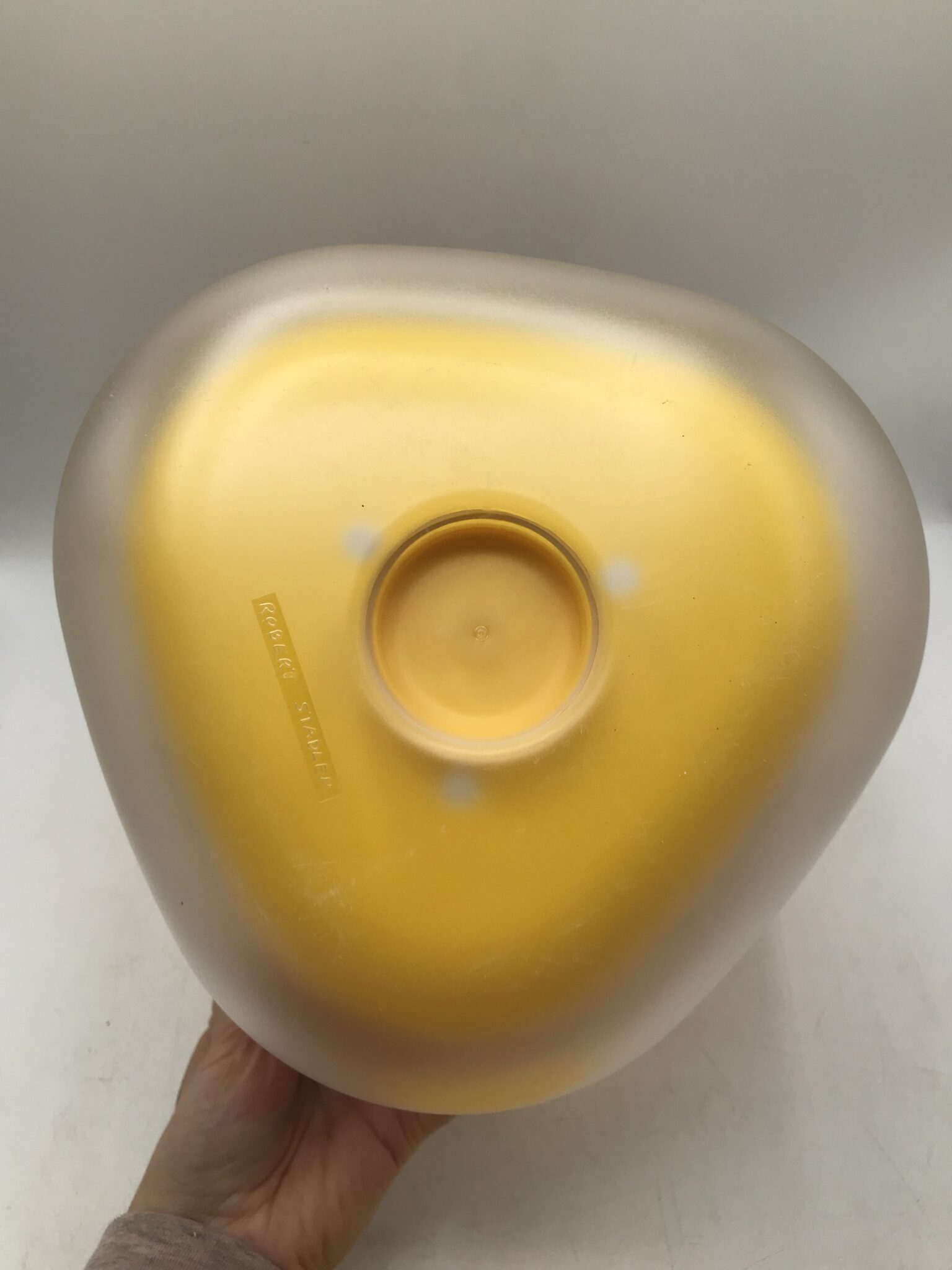 Seau à glaçons publicitaire Citroën vintage en plastique jaune – La Roue du Passé