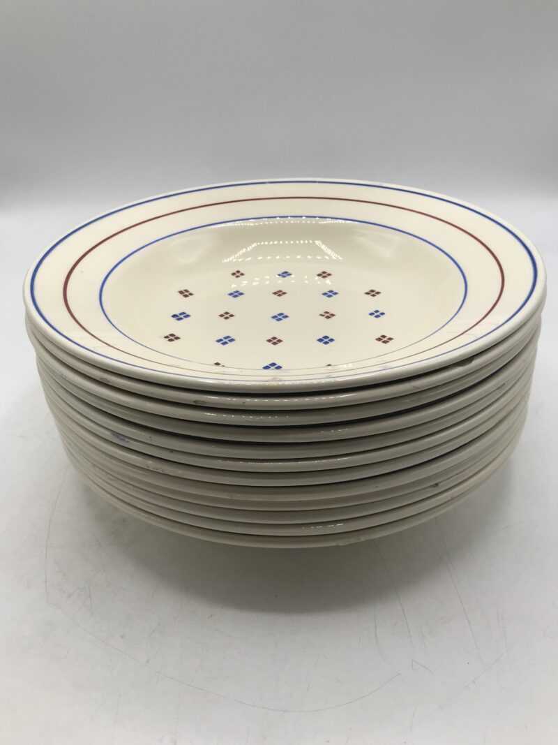 Service 12 assiettes creuses "Madeleine" Lunéville K&G – Image 7
