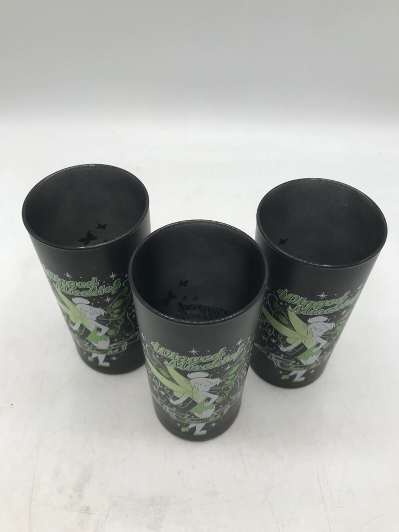 Lot de 3 verres la fée clochette Disney Collector vintage – Image 5