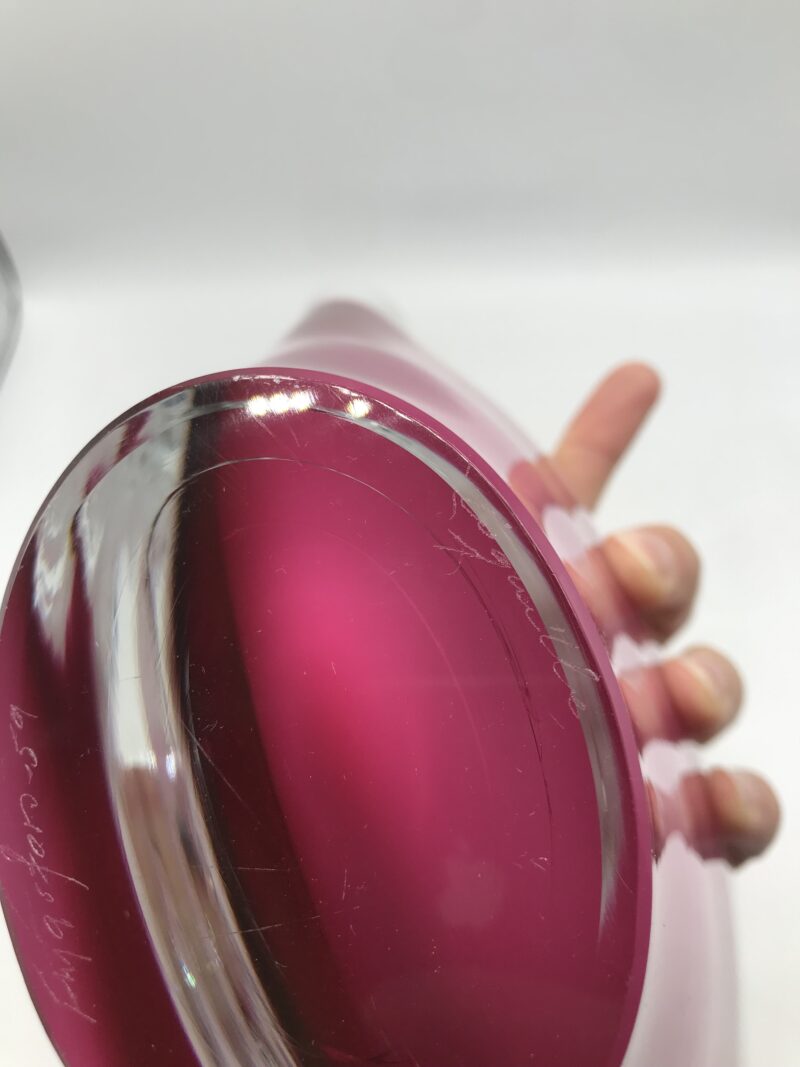 Vase sculpture "Coquille" Paul Kedelv Flygsfors – Image 4