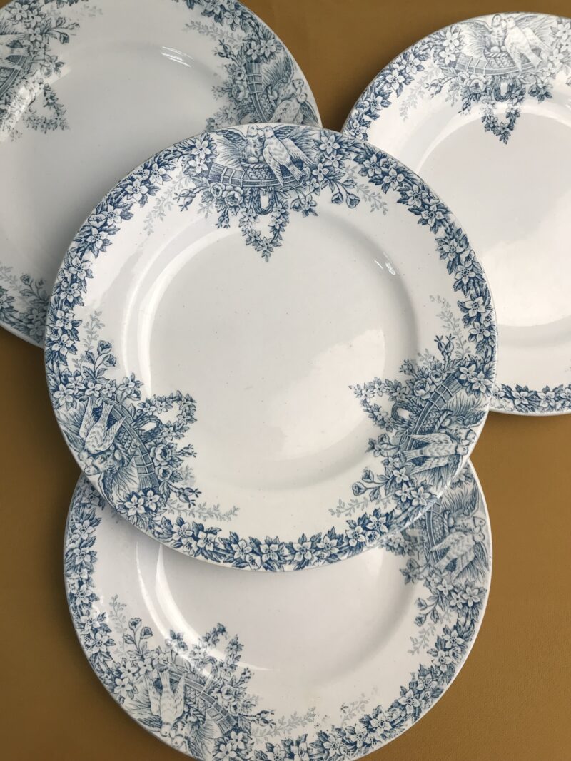 6 assiettes Colombier Ter de Fer