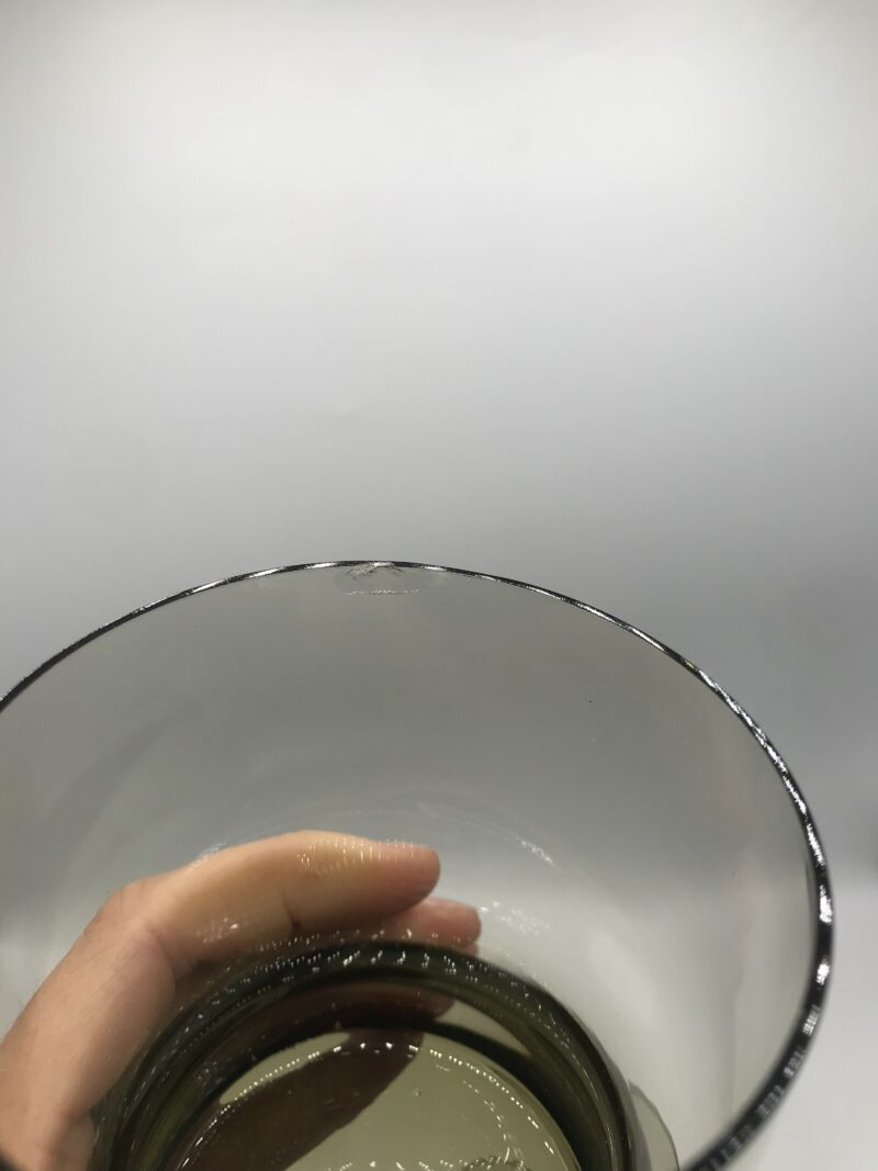 Lot de 6 verres fumés larges vintage – Image 6