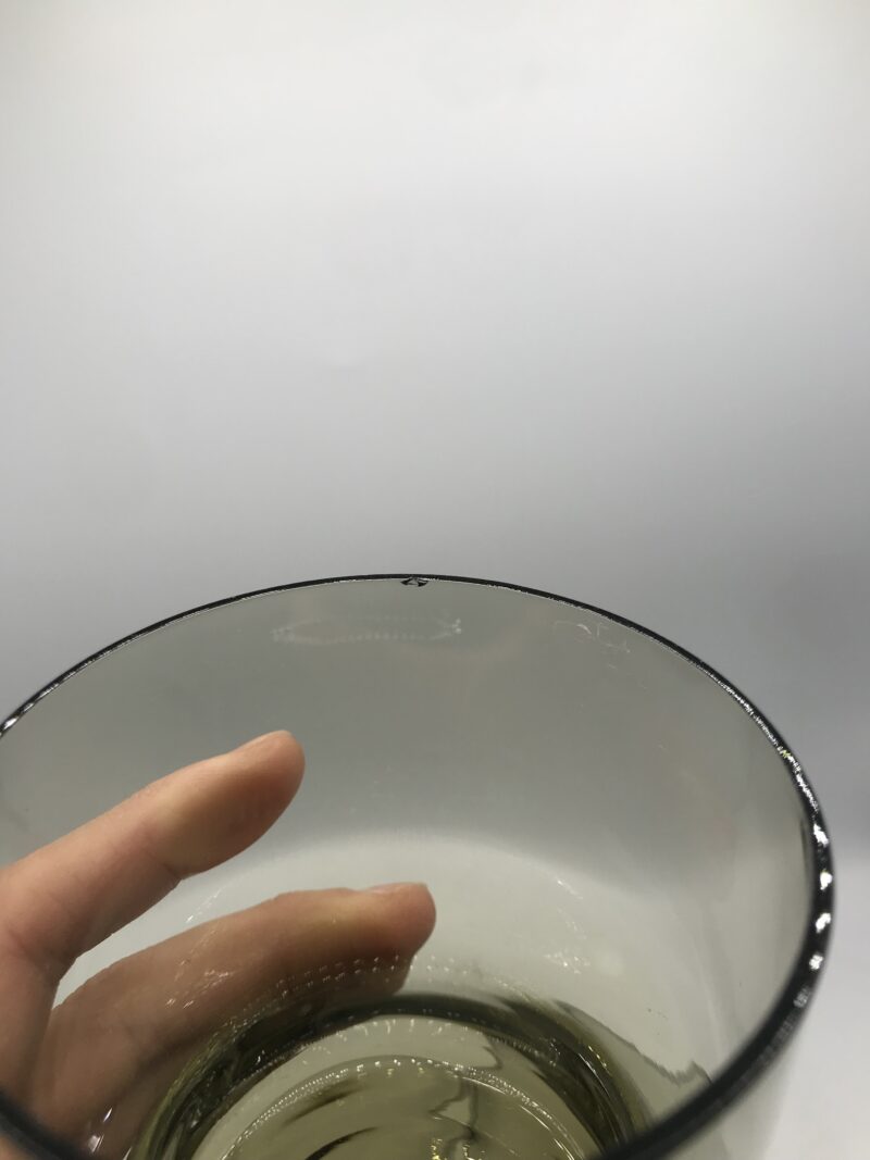 Lot de 6 verres fumés larges vintage – Image 7