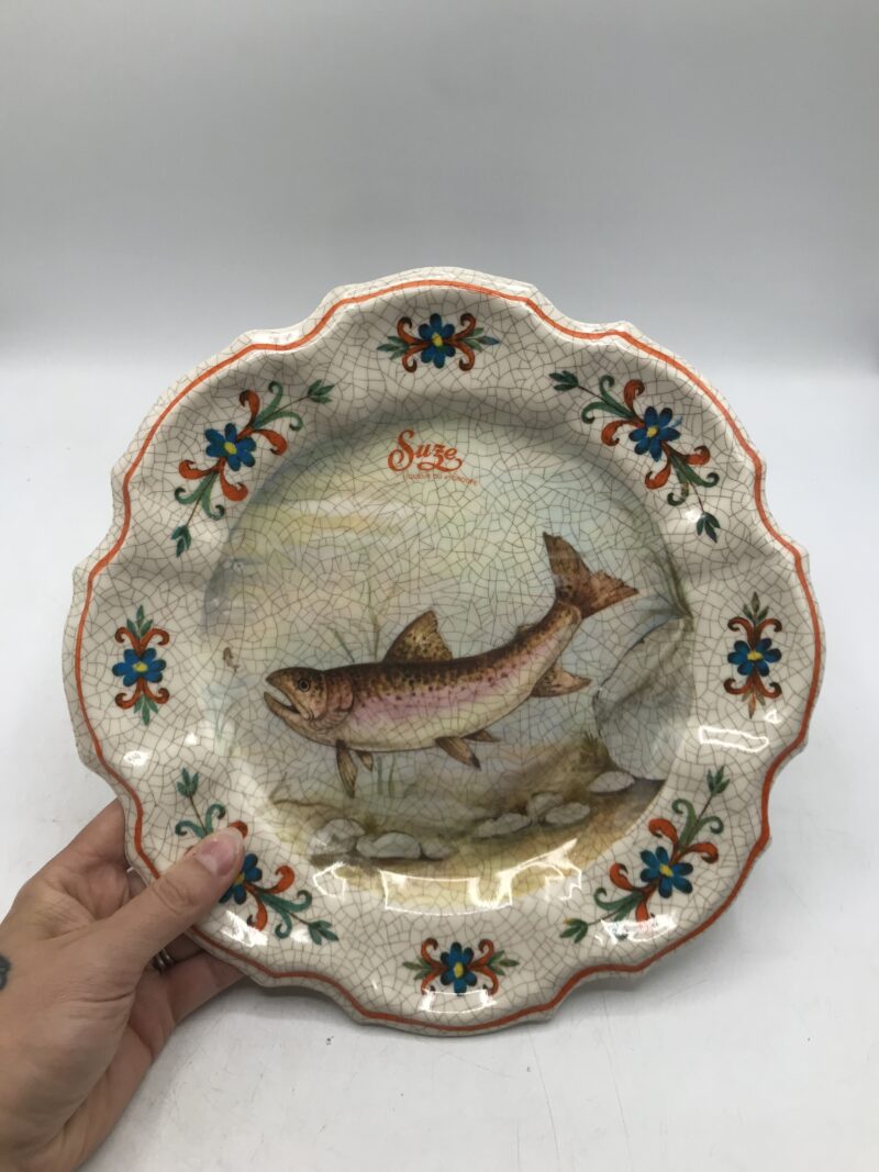 Assiette publicitaire "SUZE" vintage – Image 3