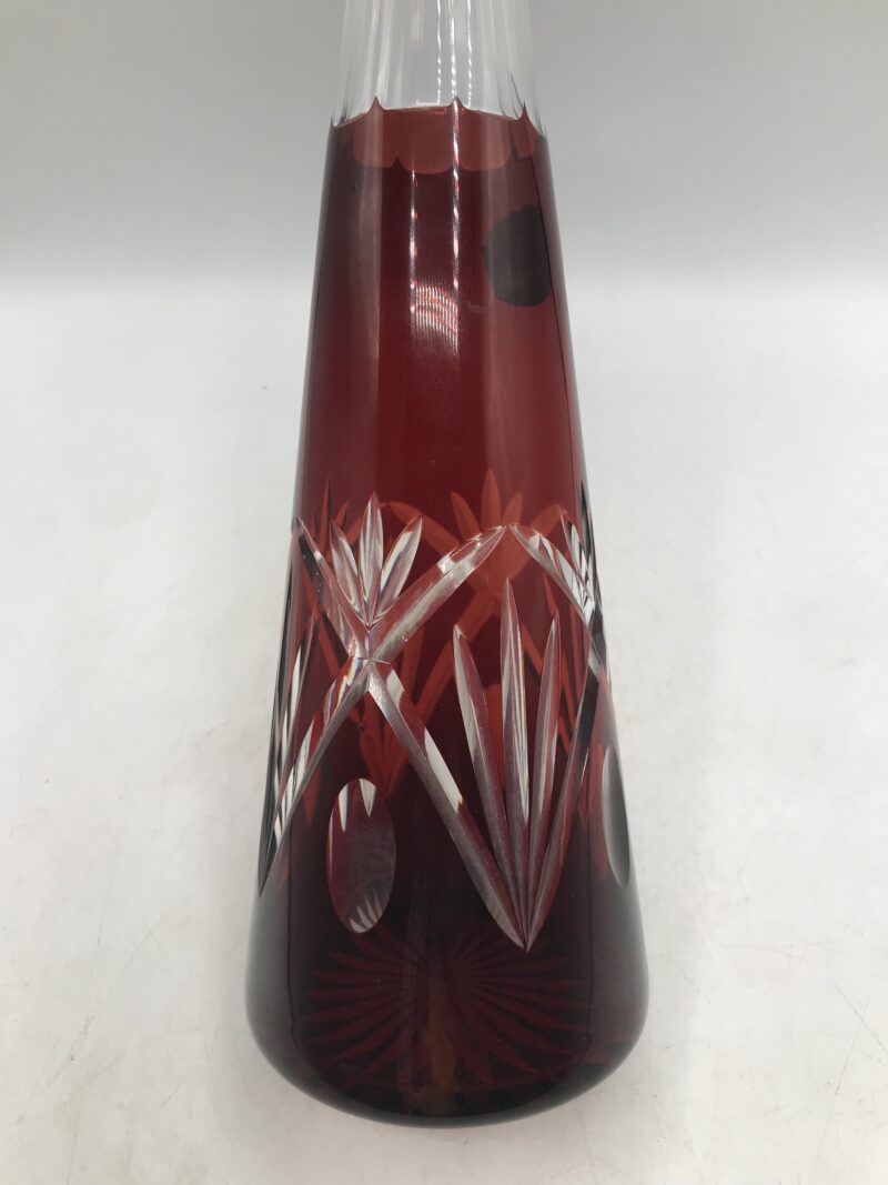 Carafe Art-déco en cristal signé Val st Lambert – Image 6