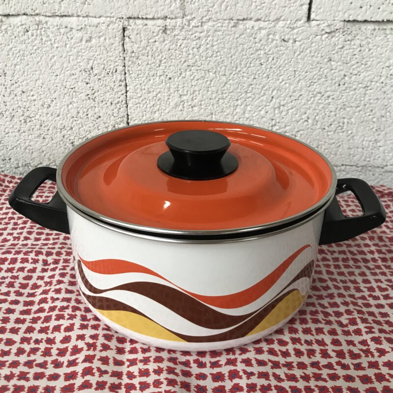 cocotte émail vintage