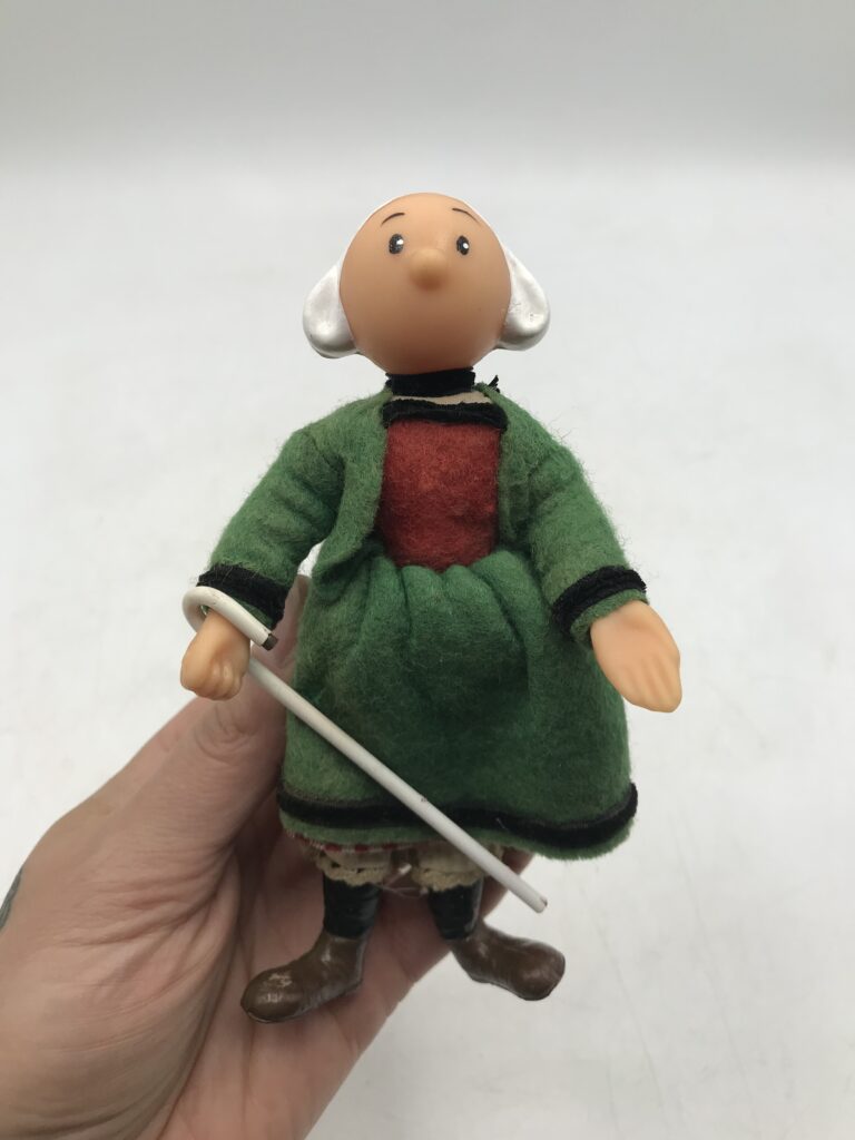 Figurine Bécassine PVC Gautier Languereau - Playbox Vintage 1970 Complète