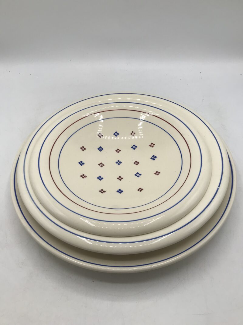Lot de 3 plats Lunéville "Madeleine" – Image 9