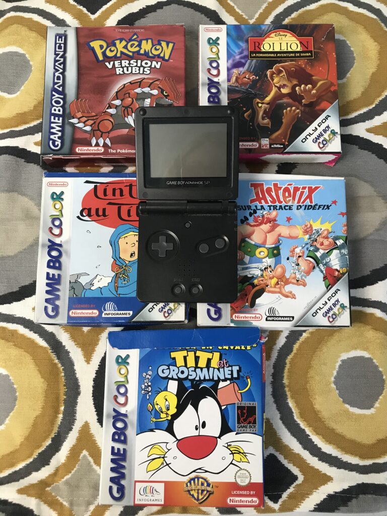 Game Boy Advance Rose Avec Boîte D'origine – Nintendo – Occasion