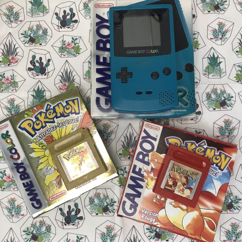 Lot Game boy colors+2 jeux - Ressourcerie Histoires Sans Fin