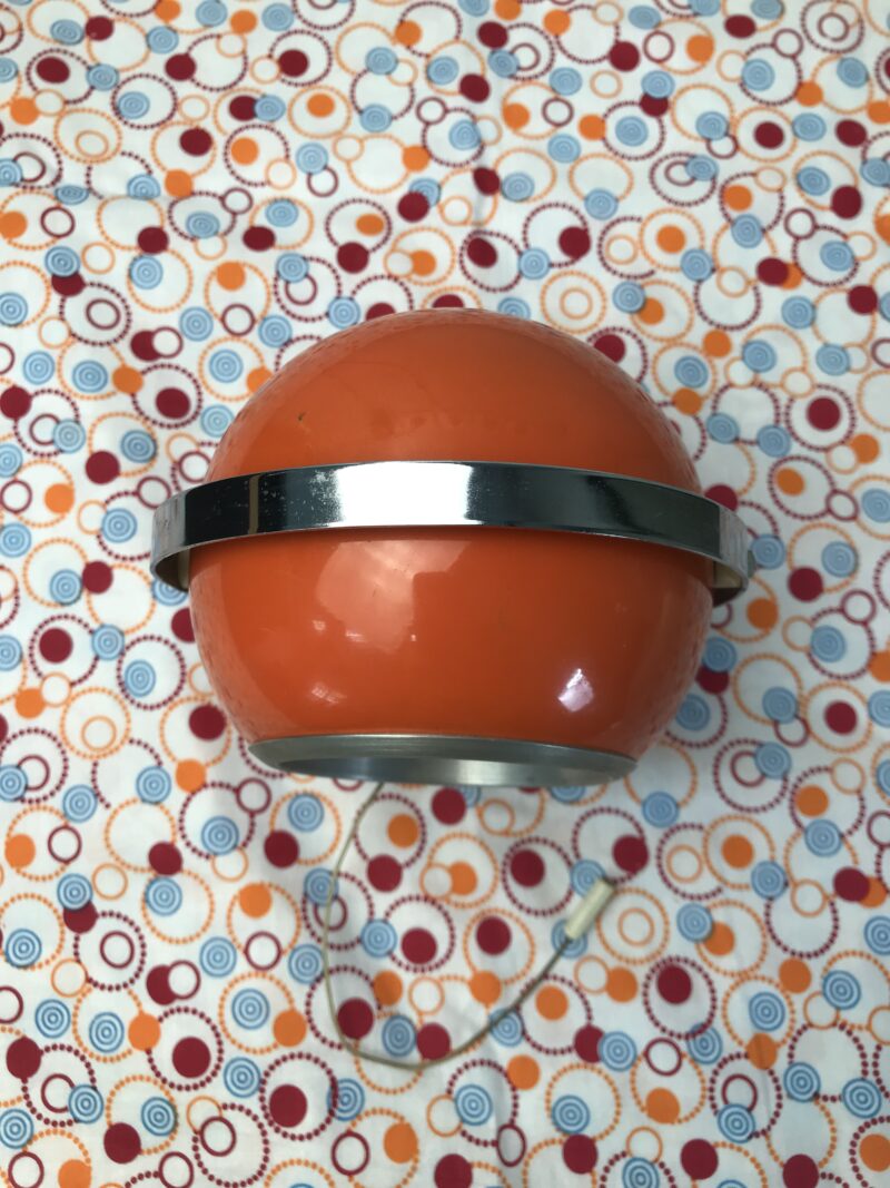 lampe boule orange