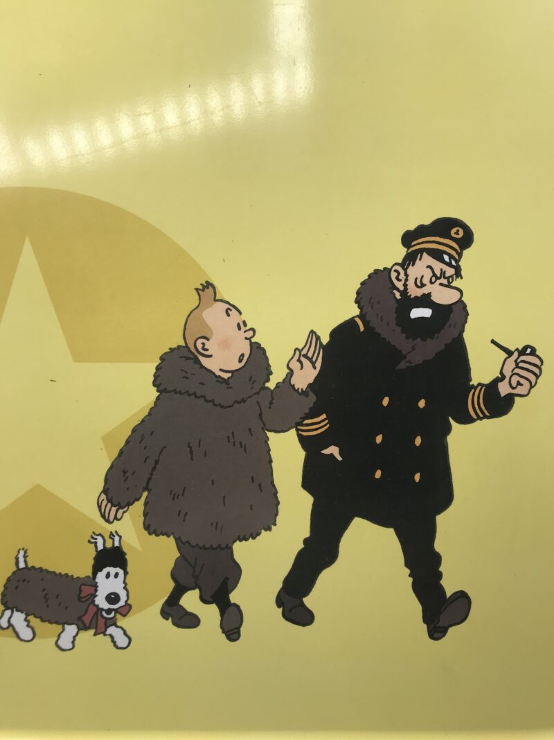 Plateau Tintin Guy Degrenne vintage – Image 7