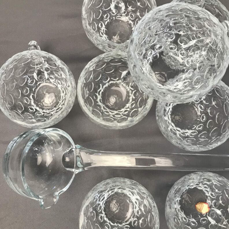 Service à punch en cristal Nový Bor