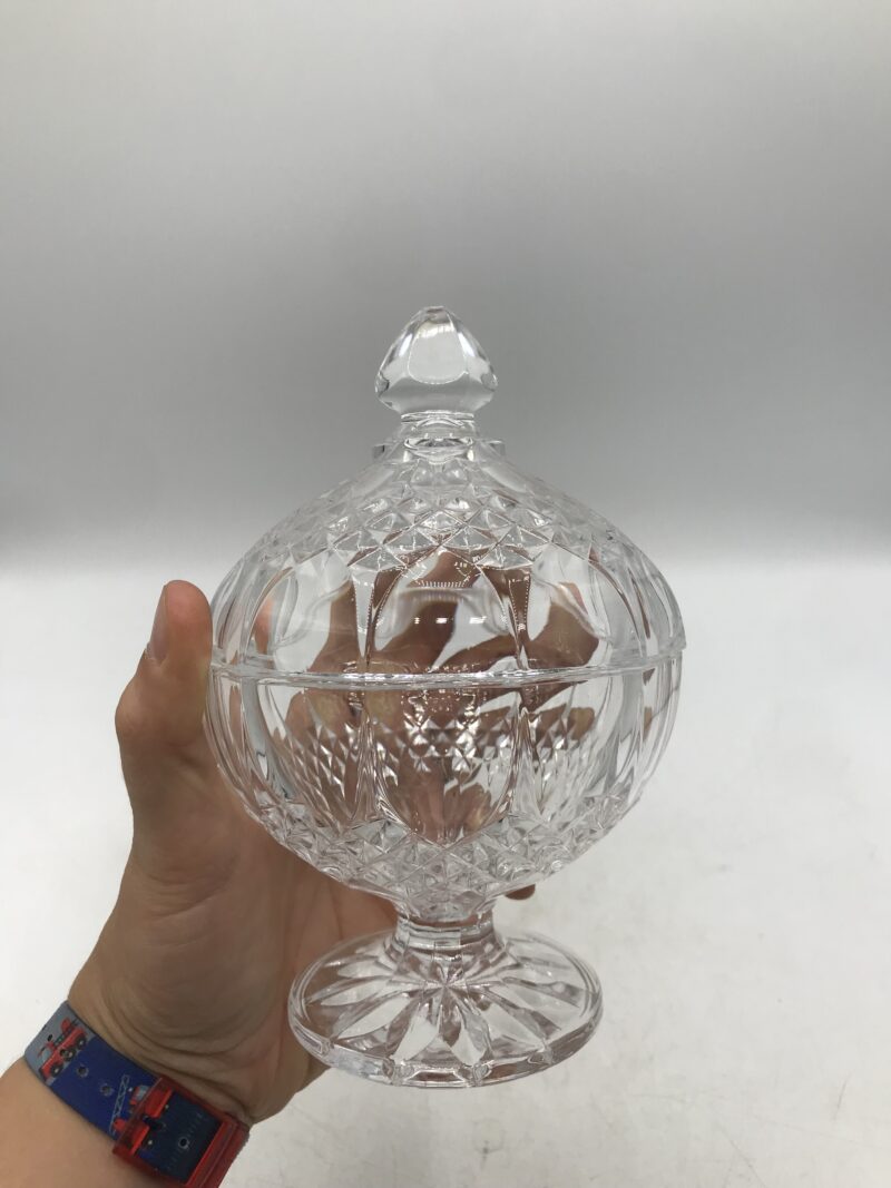 Sucrier en cristal vintage – Image 5