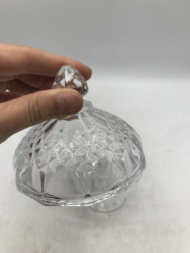 Sucrier en cristal vintage – Image 6