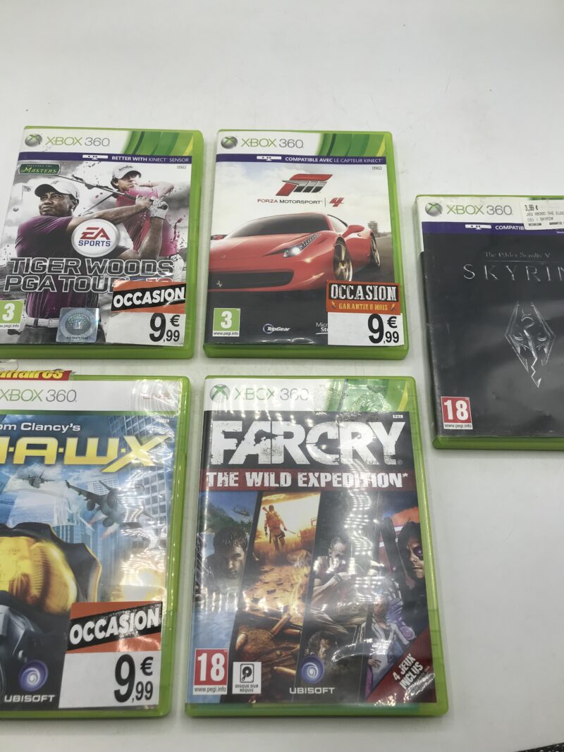 Console XBOX 360 + 5 jeux – Image 9