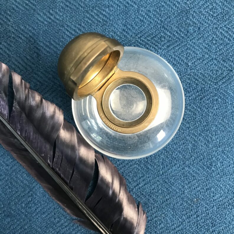 Encrier cristal de Lorraine St Siméon