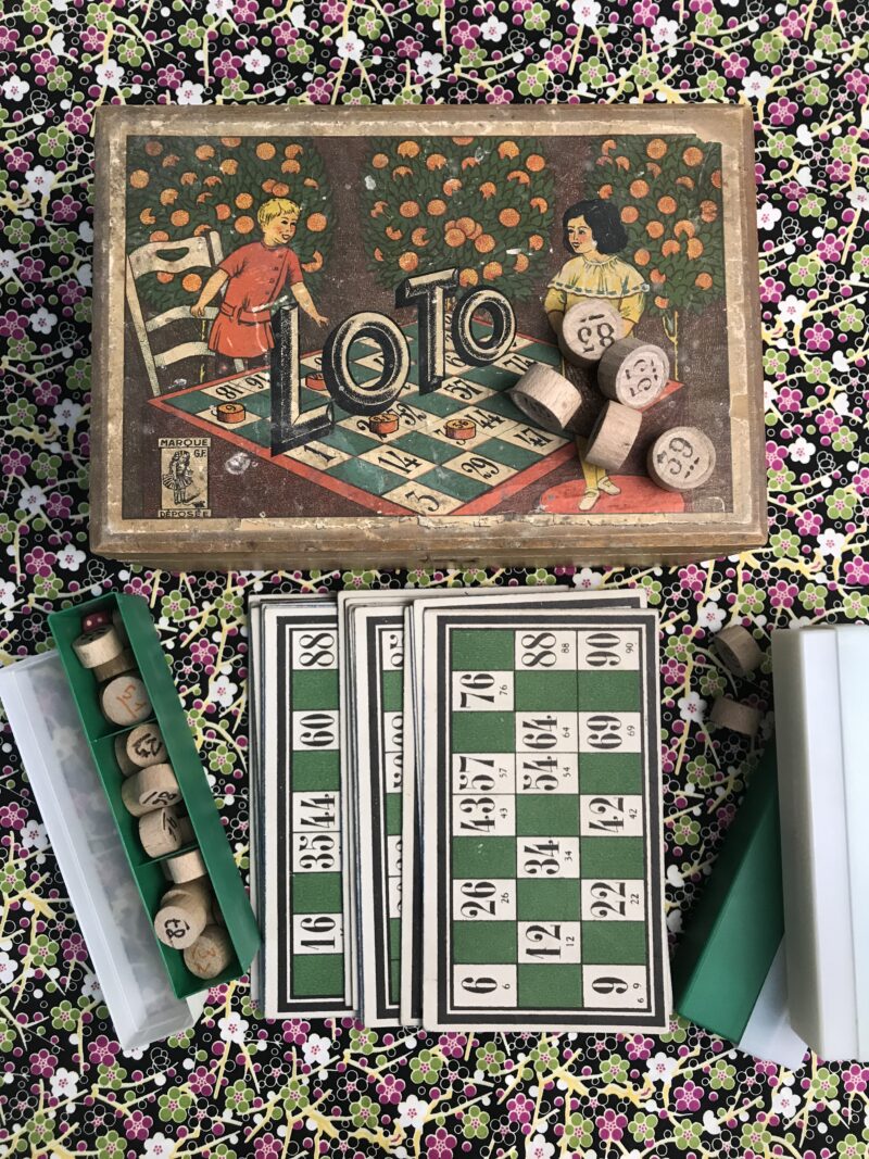 jeu de loto vintage