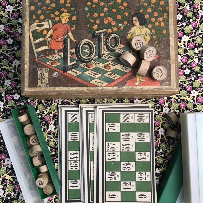 jeu de loto vintage