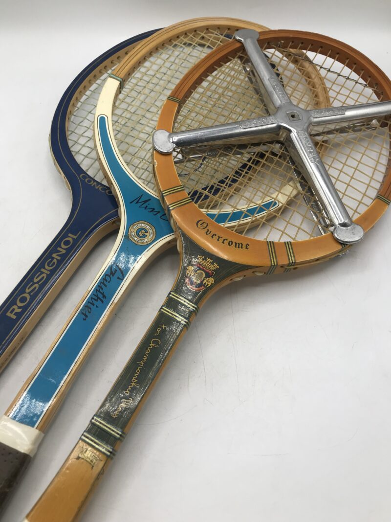 Trio de raquettes tennis vintage – Image 10