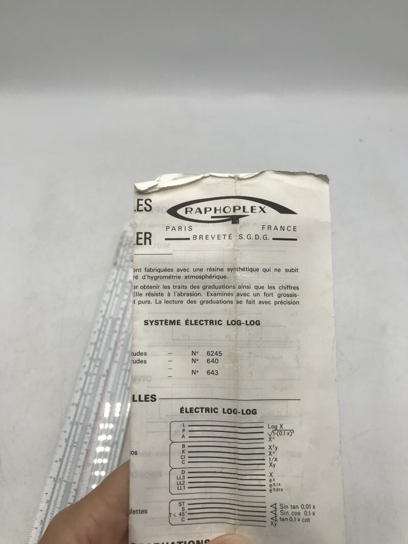 Règle de calcul RAPHOPLEX 640 – Image 7