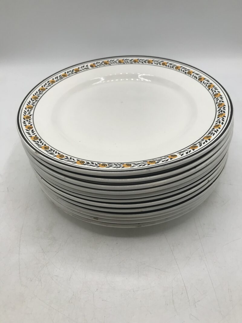 Service de 12 assiettes Digoin "Valence" – Image 3